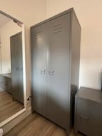 Kwantum leipzig lockerkast grijs, Huis en Inrichting, Kasten | Kledingkasten, 50 tot 100 cm, Zo goed als nieuw, Metaal, 150 tot 200 cm