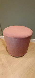 Oud roze poef van Leen Bakker - Zo goed als nieuw!, Huis en Inrichting, Banken | Voetenbanken en Poefen, Rond, Ophalen of Verzenden
