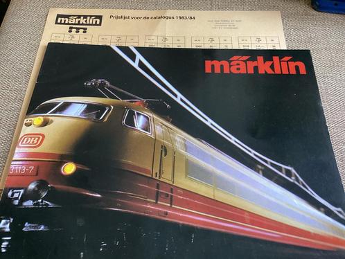 Marklin cat. 1983/84 Nederlandstalig MET PRIJSLIJST 168 blz, Hobby en Vrije tijd, Modeltreinen | H0, Gebruikt, Boek, Tijdschrift of Catalogus