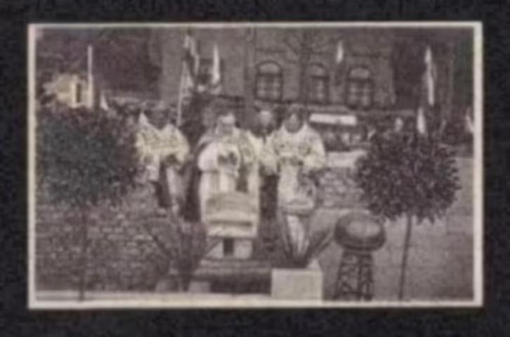 Foto Religie Onbekend Eerste Steenlegging Pastoor Kapel, Foto, Ophalen of Verzenden, Zo goed als nieuw, 1940 tot 1960