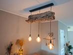 Hanglamp eettafel met boomstronk, Ophalen of Verzenden, Gebruikt, Minder dan 50 cm