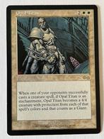 MtG : Urza's Saga - Opal Titan - rare, Ophalen, Zo goed als nieuw, Losse kaart