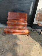 Antieke Dubbel Gebogen Secretaire, Ophalen