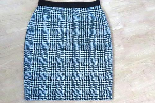 ERFO Prachtige Zwart/Wit Geruite Rok 38 M, Kleding | Dames, Rokken, Zo goed als nieuw, Maat 38/40 (M), Zwart, Boven de knie, Ophalen of Verzenden