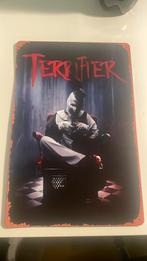 Terrifier metalen bordje, Ophalen of Verzenden, Zo goed als nieuw