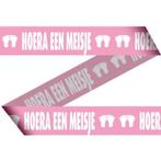 Party tape – afzetlint – hoera een meisje – 07243, Versiering, Info@all4funbaarlo.nl, A, Nieuw