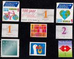 2010 9 diverse postzegels allen gestanst postfris., Verzenden, Na 1940, Postfris
