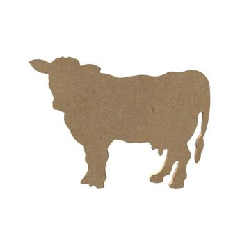 Gomille MDF koe 16,5 x 11,5 cm dikte 5 mm beschikbaar voor biedingen