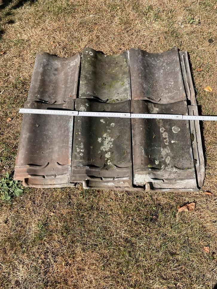 Tk +_ 400 verbeterde hollandse dakpannen Russel-Tiglia 26 m2, Doe-het-zelf en Verbouw, Dakpannen en Dakbedekking, Gebruikt, Dakpannen