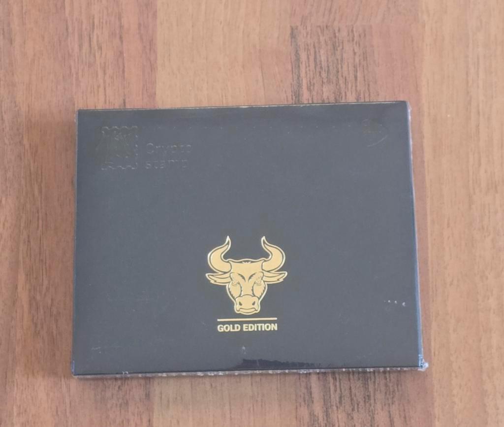 ≥ Crypto Stamp Gold 2022 Bull — Postzegels | Nederland — Marktplaats