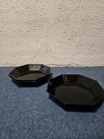 12x Luminarc Arcoroc Octime diep bord zwart, Huis en Inrichting, Keuken | Servies, Ophalen of Verzenden, Bord(en), Overige stijlen