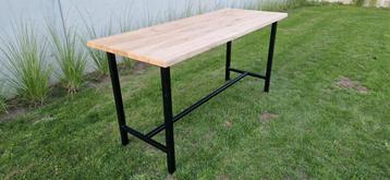 Massief eiken sta tafel nieuw  beschikbaar voor biedingen