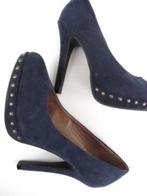 GRATIS VERZENDEN | Pin-up blauwe pumps 36, Zo goed als nieuw, Schoenen met hoge hakken, Verzenden, Blauw
