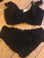 Triumph Amourette BH 90F & 3 Broekjes Maat 46 - Zwart, Ophalen of Verzenden, Zwart, Setje