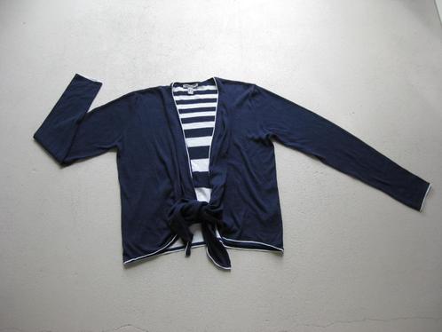 Vestje Bandolera blauw maat 38 (valt als maat 40), Kleding | Dames, Truien en Vesten, Gedragen, Maat 38/40 (M), Blauw, Ophalen of Verzenden