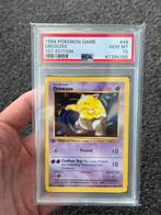 Pokémon PSA 10 1st edition Drowzee #49 Base set, Ophalen of Verzenden, Zo goed als nieuw, Losse kaart, Foil