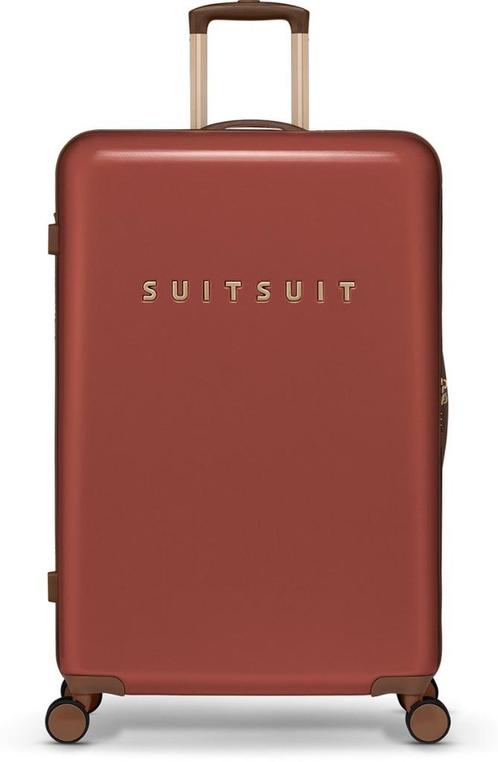 ✅ SUITSUIT Fab Seventies Red Ochre koffer 76 cm - NIEUW, Sieraden, Tassen en Uiterlijk, Koffers, Nieuw, Hard kunststof, 70 cm of meer