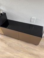 IKEA Besta bovenblad glas zwart, Ophalen, 50 tot 100 cm, Minder dan 100 cm, 25 tot 50 cm