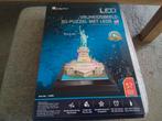 3d puzzel met leds vrijheidsbeeld, Ophalen of Verzenden, Zo goed als nieuw, 1:50 tot 1:144