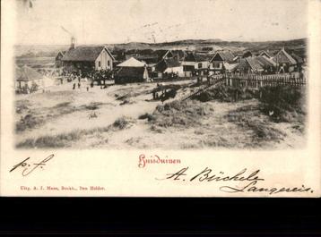 Huisduinen met kermis(?)drukte  st HELDER 1901 beschikbaar voor biedingen