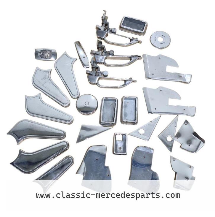 Chroomdelen / interieurafwerking Mercedes w107 w108 w111 w12, Auto-onderdelen, Interieur en Bekleding, Gebruikt, Ophalen