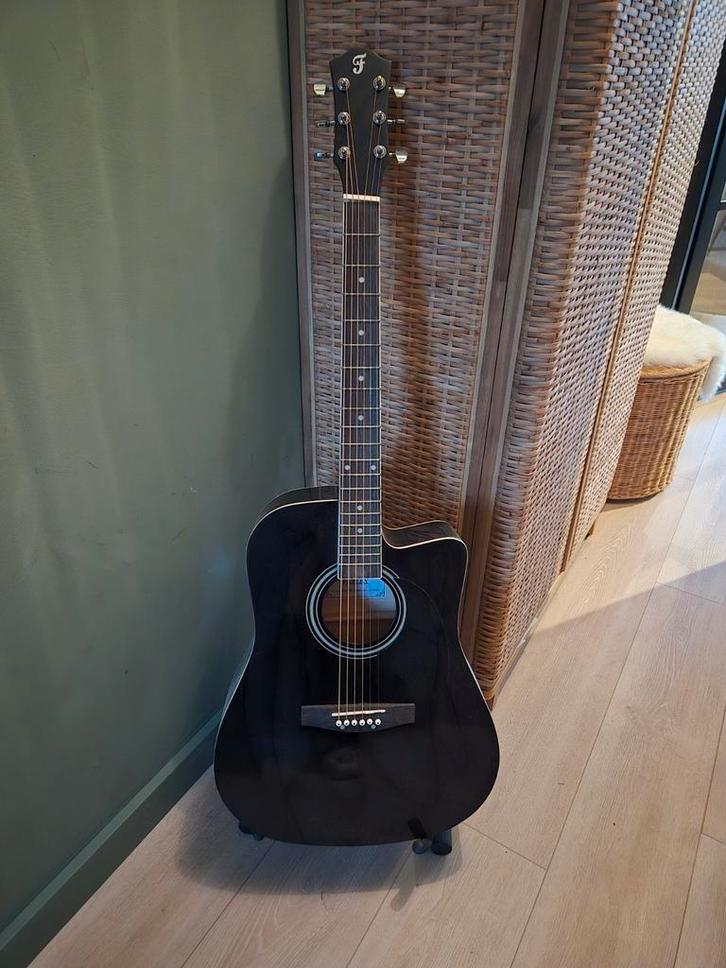 Western Gitaar + Accessoires, Muziek en Instrumenten, Snaarinstrumenten | Gitaren | Akoestisch, Gebruikt, Western- of Steelstringgitaar