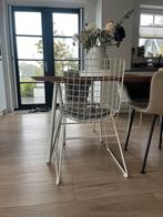 HK living draadstoel wire chair wit, Ophalen, Gebruikt, Wit, Scandinavisch