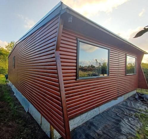 Dubbel chalet geïsoleerd met centrale verwarming, Caravans en Kamperen, Stacaravans, tot en met 4, Ophalen