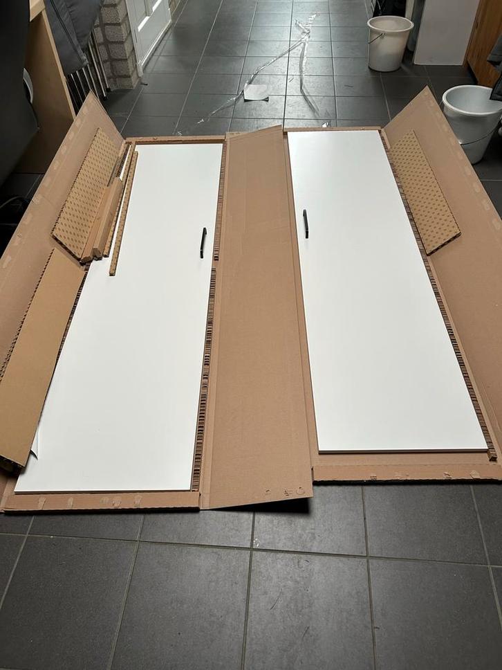 2x IKEA PAX Forsand deuren 50x195 met beslag en handgrepen, Huis en Inrichting, Kasten | Kledingkasten, Zo goed als nieuw, 150 tot 200 cm