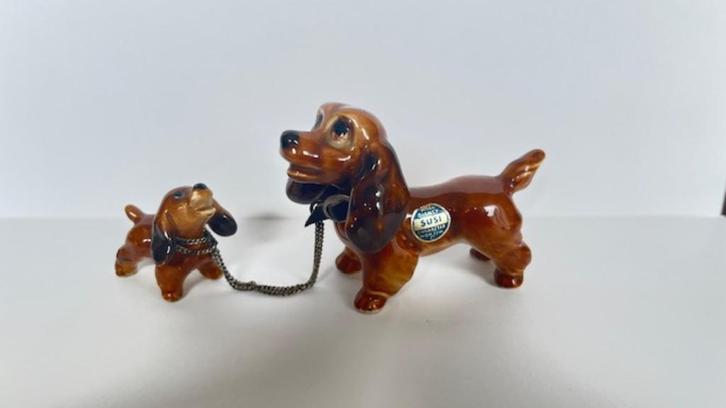 Beeldje van Susi uit Lady en de Vagebond (Goebel), Verzamelen, Disney, Gebruikt, Beeldje of Figuurtje, Overige figuren, Ophalen of Verzenden