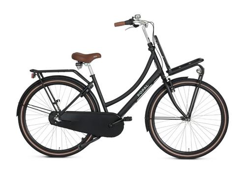 Damesfiets Transportfiets Popal 3 versnellingen Mat Zwart 28, Fietsen en Brommers, Fietsen | Dames | Damesfietsen, Nieuw, Overige merken