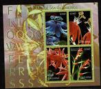 guyana 2005 pf blok bloemen flowers flora, Ophalen of Verzenden, Postfris, Dier of Natuur