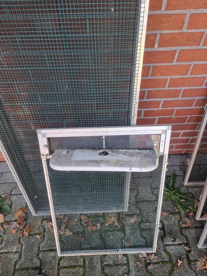 Volière panelen, Dieren en Toebehoren, Vogels | Hokken en Kooien, Gebruikt, Volière, Aluminium, Ophalen