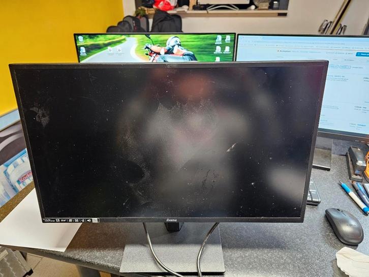 iiyama Prolite X2474HS, Computers en Software, Monitoren, Gebruikt, 60 Hz of minder, DisplayPort, HDMI, VGA, Ingebouwde speakers