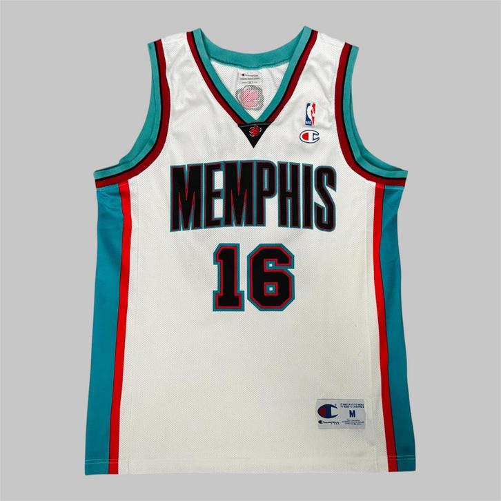 NBA vintage Pau Gasol Grizzlies jersey maat M basketball top, Sport en Fitness, Basketbal, Zo goed als nieuw, Kleding, Ophalen of Verzenden