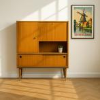 Prachtige vintage barkast / highboard, Ophalen, Met deur(en), Teakhout, Zo goed als nieuw