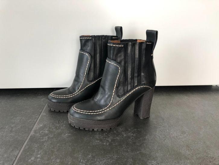SÉE BY CHLOÉ laarsjes, maat 37, Kleding | Dames, Schoenen, Zo goed als nieuw, Lage of Enkellaarzen, Zwart, Verzenden
