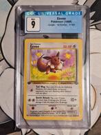 Pokemon Eevee 1st edition 51/64 Jungle - CGC 9, Ophalen of Verzenden, Zo goed als nieuw, Losse kaart