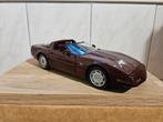 Maisto 1992 Chevrolet Corvette ZR-1 Donker Rood, Hobby en Vrije tijd, Modelauto's | 1:18, Ophalen of Verzenden, Zo goed als nieuw