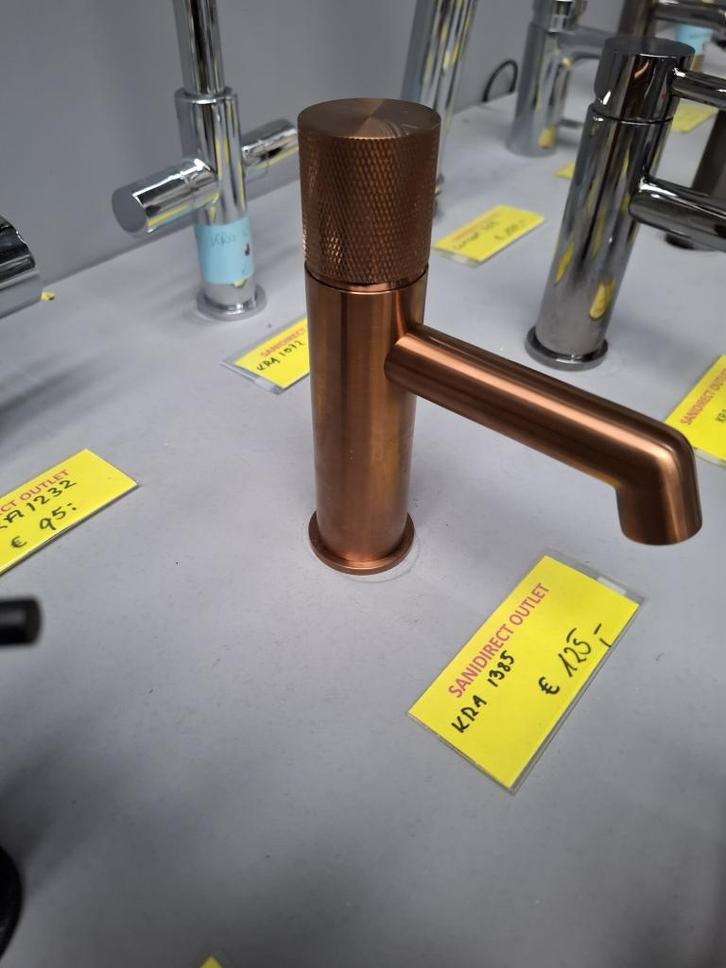 Wastafelkraan geborsteld koper, Doe-het-zelf en Verbouw, Sanitair, Nieuw, Ophalen