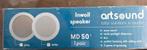 Artsound MD 50 Inbouw Speakers Nieuw!'plafond speakers'auto, Overige merken, Nieuw, Ophalen of Verzenden, Minder dan 60 watt