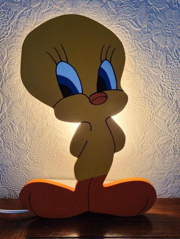 Leuke vintage Tweety bird lamp wandlamp beschikbaar voor biedingen