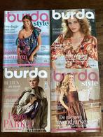 4 Burda naaitijdschriften, Hobby en Vrije tijd, Kledingpatronen, Ophalen of Verzenden, Zo goed als nieuw, Vrouw, Burda