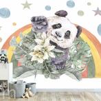 Regenboog VINYL fotobehang Panda, Beer, Muurdeco4kids, Nieuw, Wanddecoratie, Verzenden