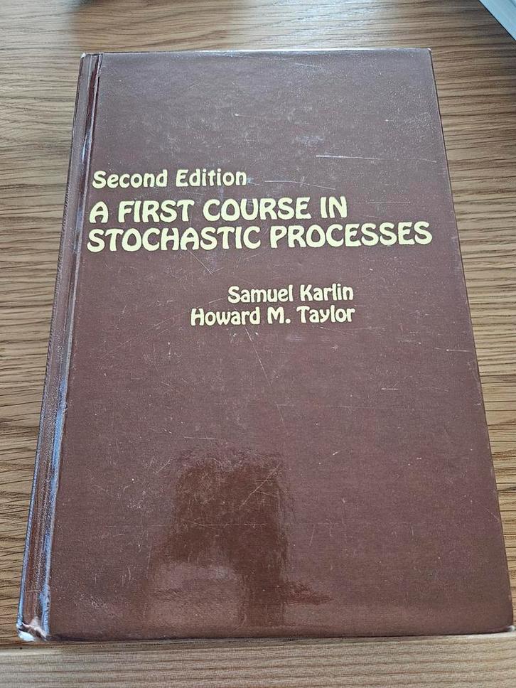 Stochastic Processes - Karlin & Taylor (2nd ed), Boeken, Studieboeken en Cursussen, Gelezen, WO, Beta, Ophalen of Verzenden