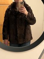 Echte vintage bruine nerts bontjas, Ophalen of Verzenden, Zo goed als nieuw, Maat 42/44 (L), Bruin