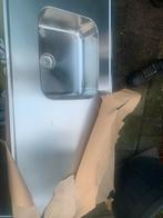 Keukenblad RVS met spoelbak nieuw, Overige kleuren, 150 tot 200 cm, Ophalen of Verzenden, Zo goed als nieuw