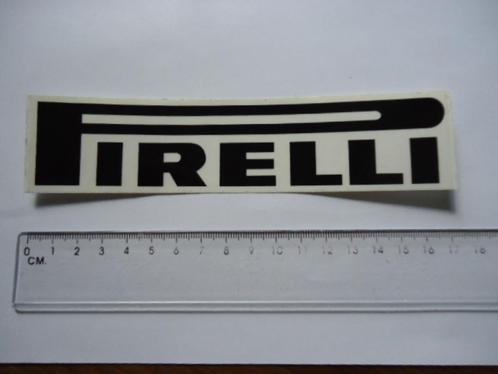 sticker oud PIRELLI ITALIE origineel zwart logo auto race f1, Verzamelen, Stickers, Zo goed als nieuw, Bedrijf of Vereniging, Verzenden