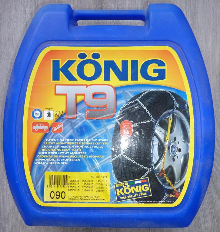 Sneeuwkettingen König T9, Auto diversen, Sneeuwkettingen, Gebruikt, Ophalen of Verzenden