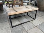 Stoere salontafel, Huis en Inrichting, Tafels | Salontafels, Ophalen, Stoer robuust landelijk industrieel, 100 tot 150 cm, 50 tot 100 cm